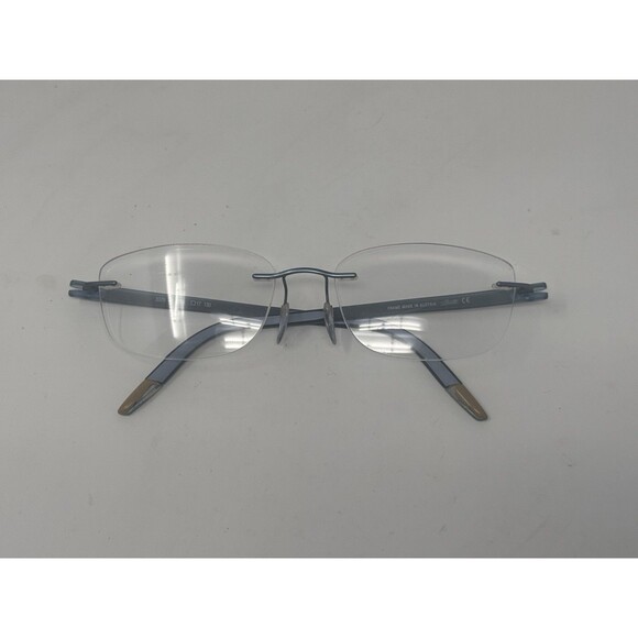Silhouette 5379 6056 Blue Rimless Eyeglass Frames 40-17-130 Austria Authentic main image 7